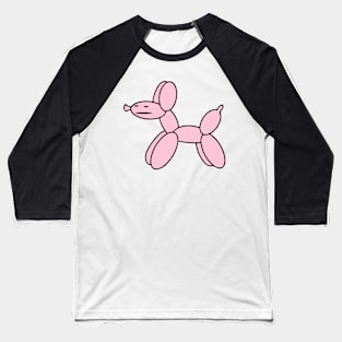 Balloon Dog Pink Baseball T-Shirt